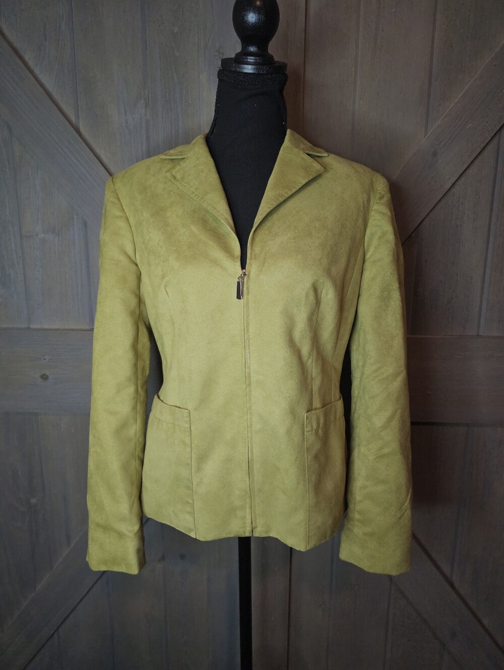 Vintage Evan Picone Lightweight Full-Zip Jacket sz 6